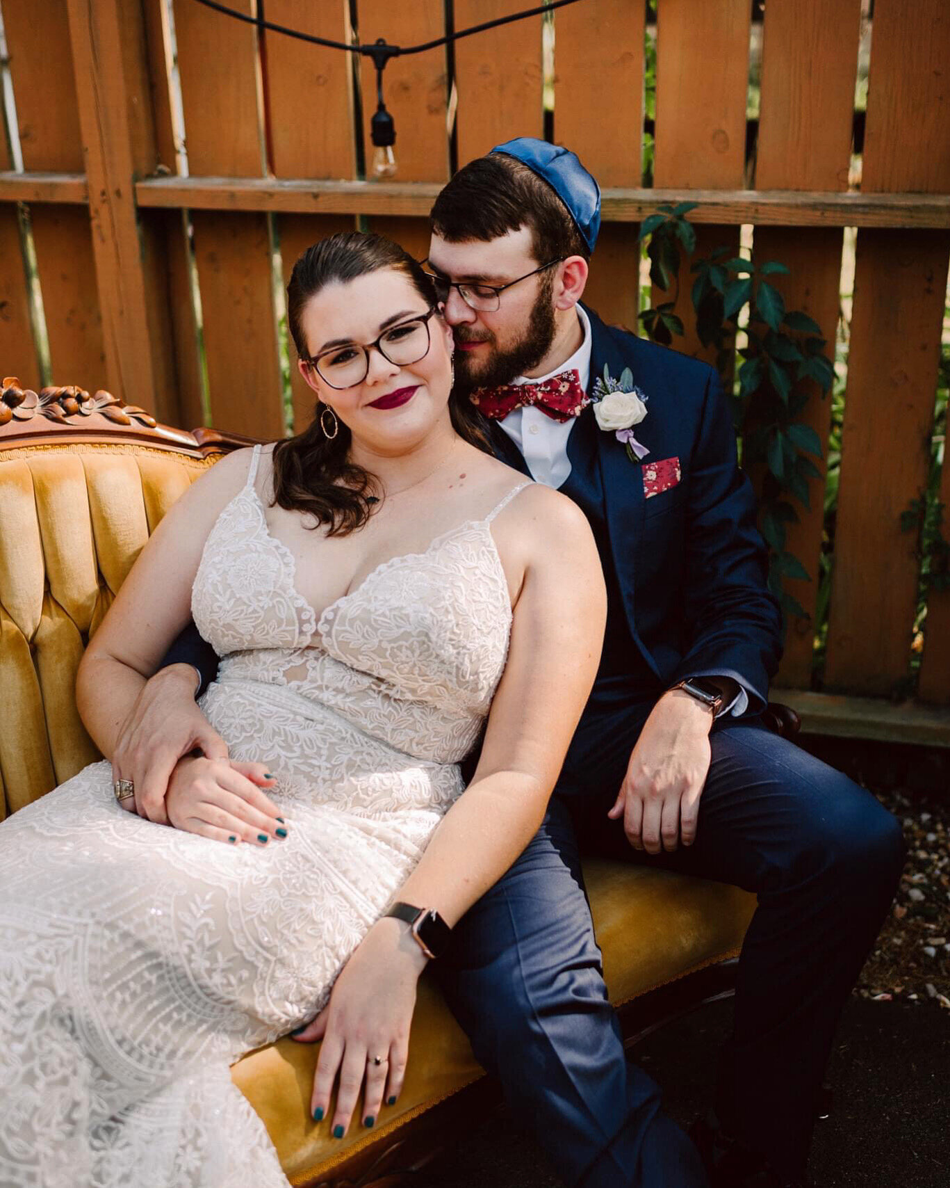 Intimate Backyard Jewish Ceremony - Iowa Wedding Photographer
